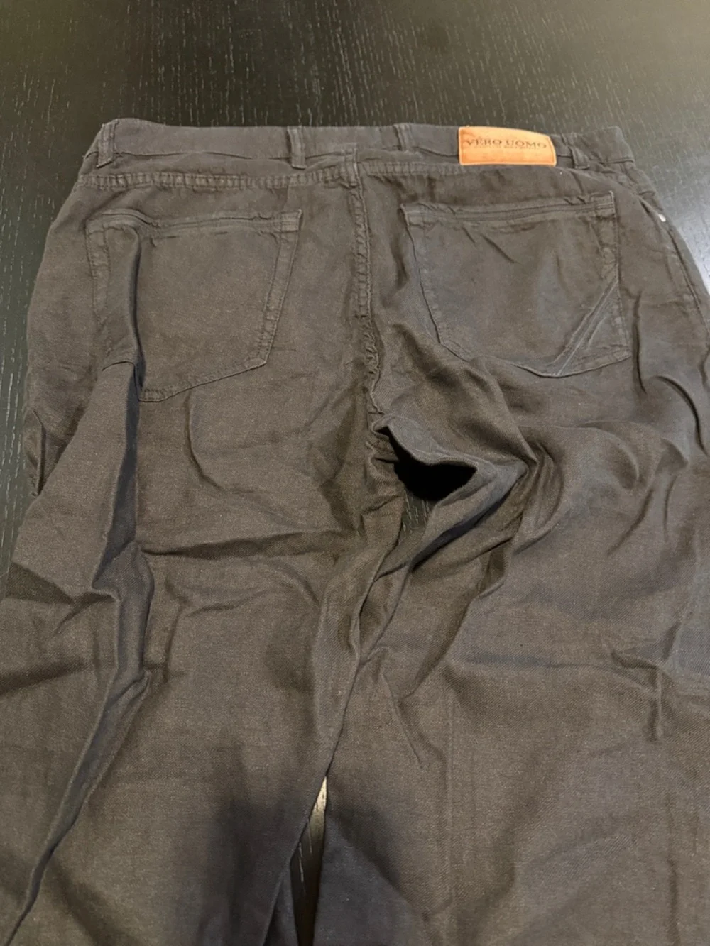 Men's Black Linen Pants